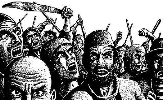 Angry Muslim Mob