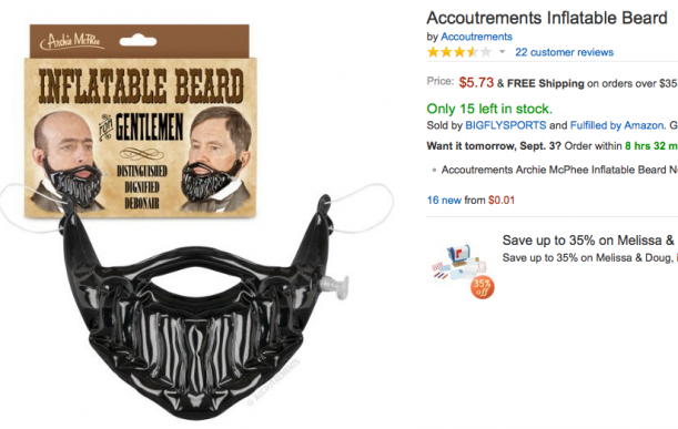 Inflatable Beard