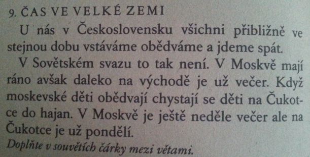 čas ve velke zemi
