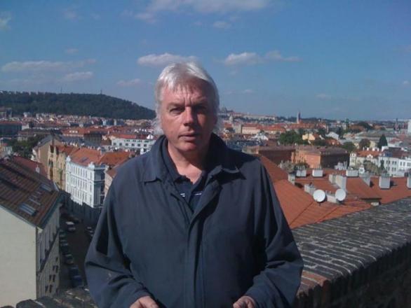 David při své první návštěvě v Praze před šesti lety. Zastavil se i na pražském Vyšehradě.