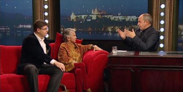 Jiří Pospíšil s Medou Mládkovou v Show Jana Krause.