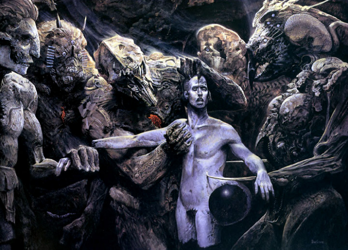 Wayne Barlowe: Výslech (ze souboru Peklo, 1998)