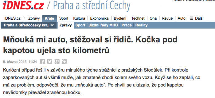 Proč musíme tohle číst na seriózním zpravodajském webu?