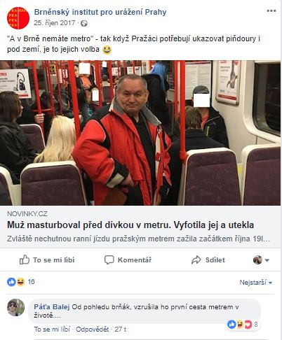 Horké chvilku v metru.