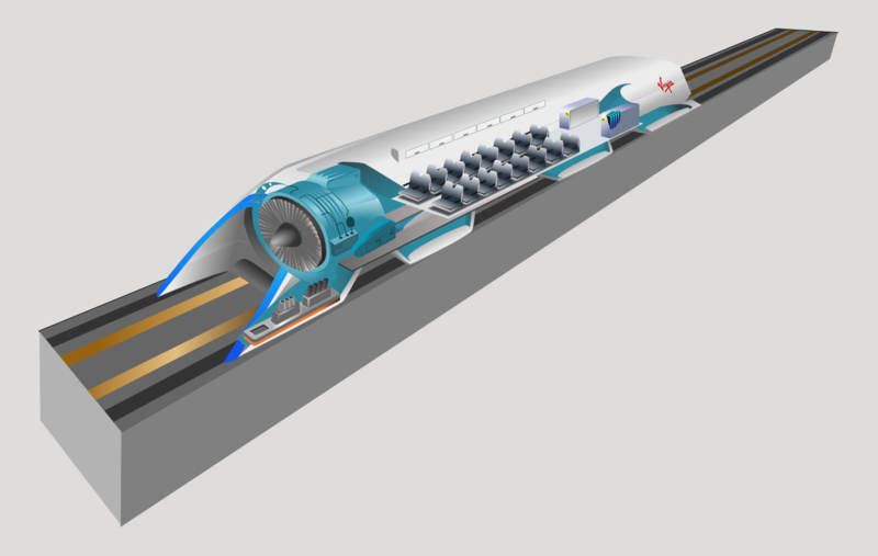 Jedna z možných vizí budoucnosti osobní přeravy.Princip takzvaného hyperloopu spočívá v tom, že pasažéři nastoupí do aerodynamické hliníkové kapsle, která putuje v uzavřeném ocelovém tubusu na vzduchovém polštáři do kýžené destinace. 