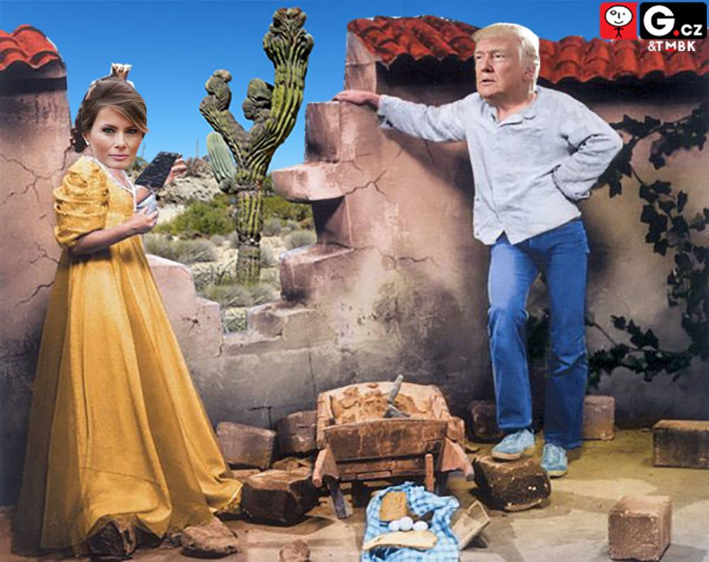 Já jim dám, rákosníkům. Až dostavím tu zeď na hranicích s Mexikem, tak postaím i zeď na hranicích s Čínou. Já postavím zeď všude. Make america great again, pičo. 