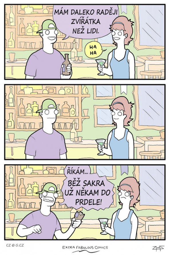 9. Kdo nemá rád zvířata...